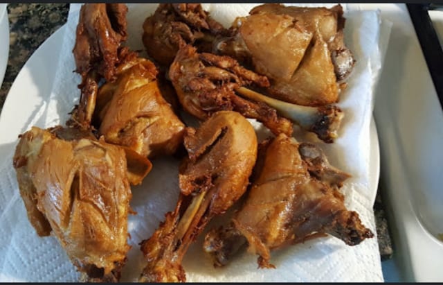 Haitian Fried Chicken Only.