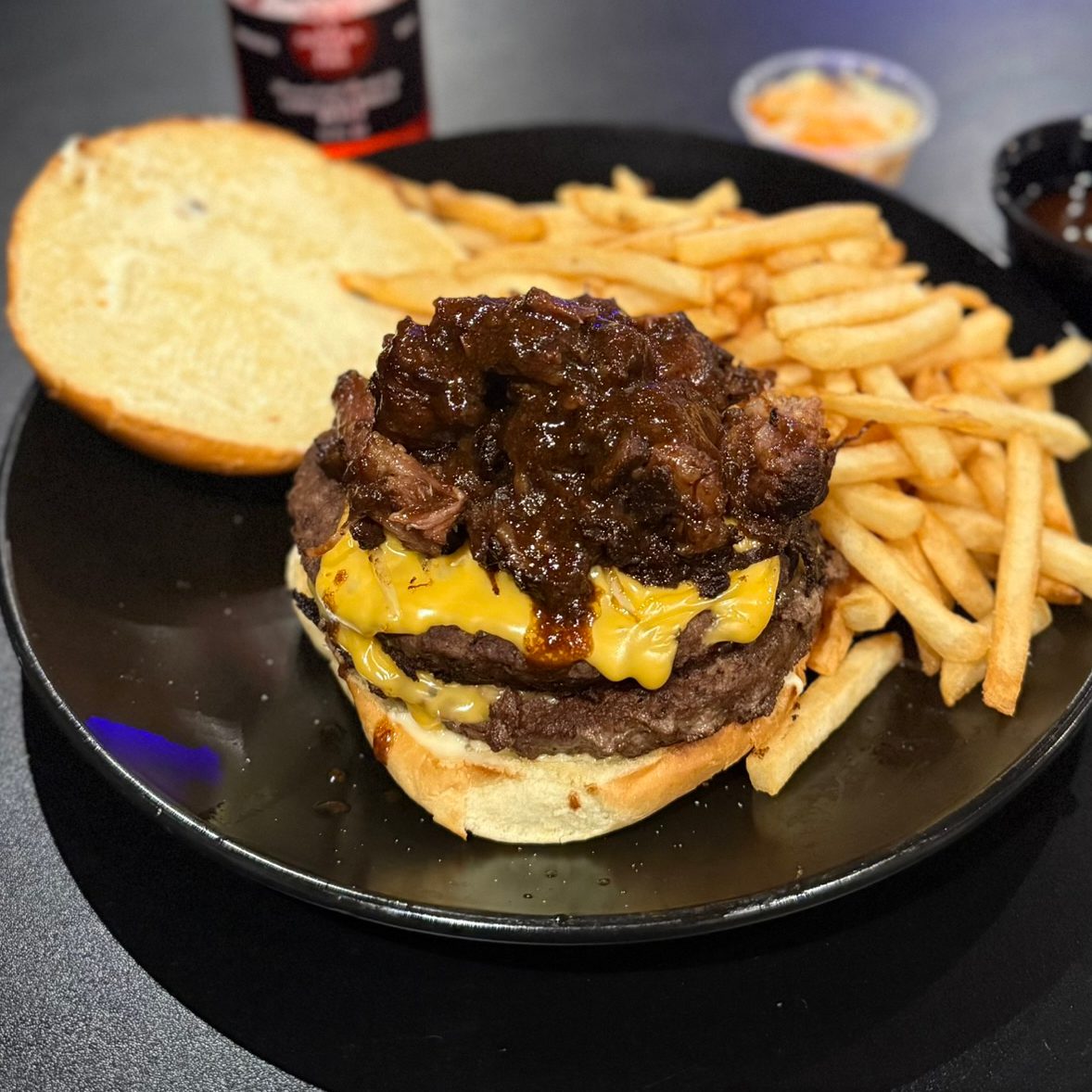 Oxtail Cheeseburger.