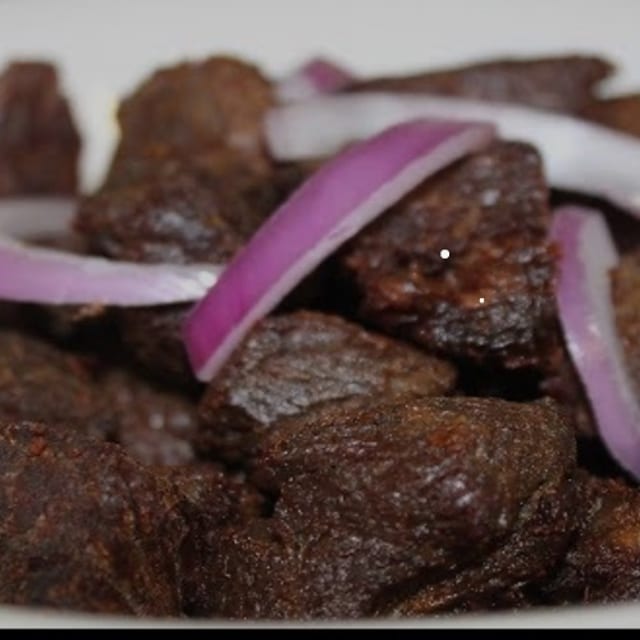 Fried Beef (Tasso Beef).